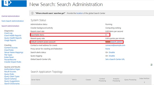 search administrator